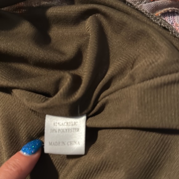 Sacred Threads flowing multi colored southwestern style top. NWOT - Picture 9 of 9